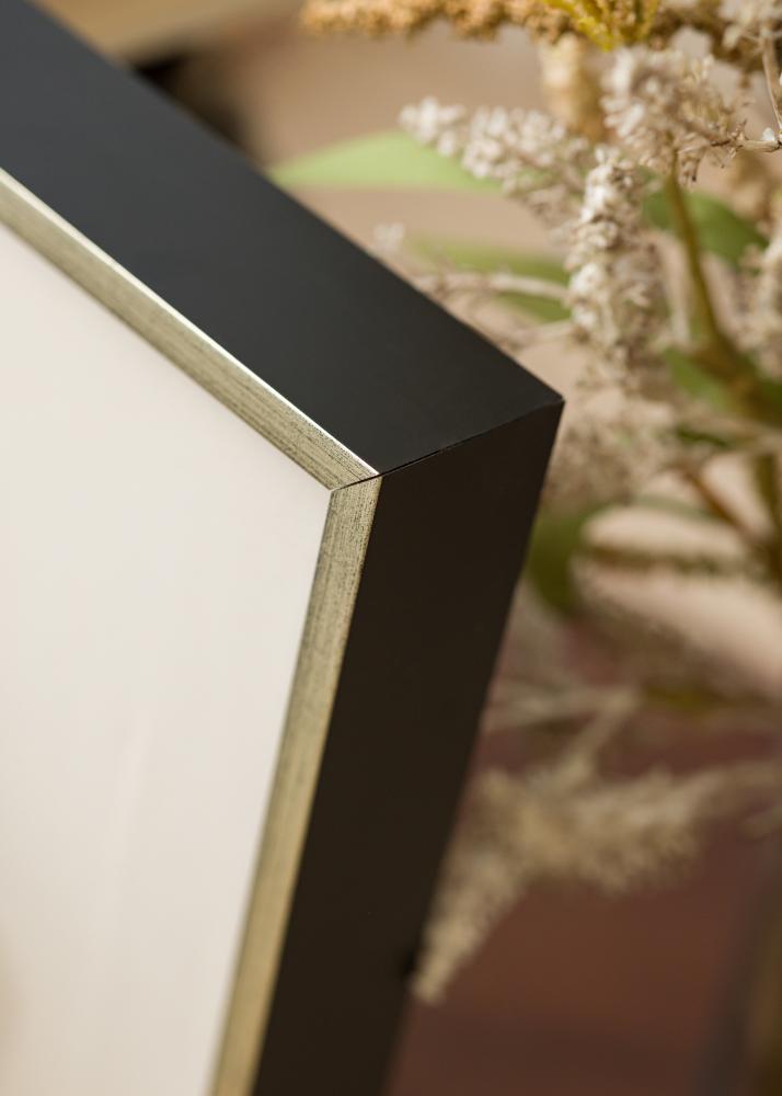 Kehys Ra Canvaskehys Musta/Hopea - Vapaavalintainen Koko