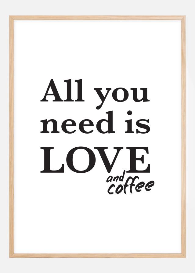 Love and coffee Juliste