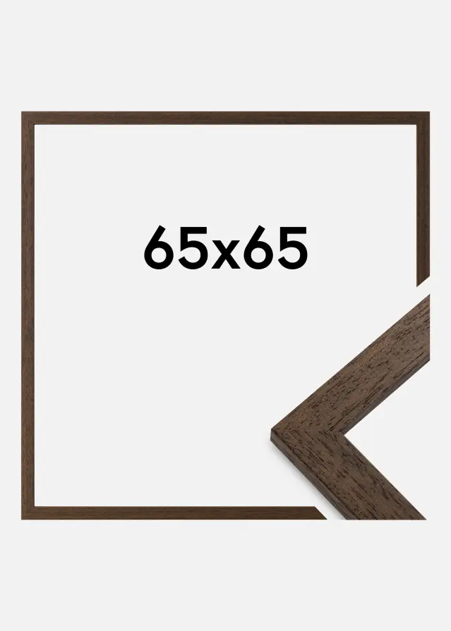 Kehys Brown Wood Akryylilasi 65x65 cm