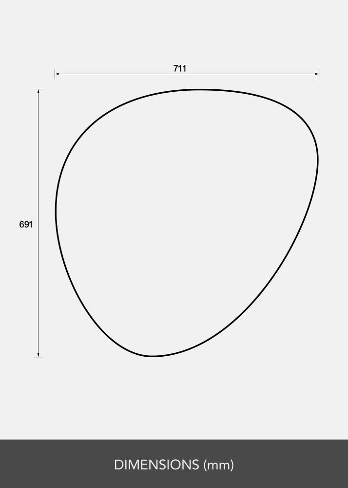 Peili Soft Triangle 70x70 cm