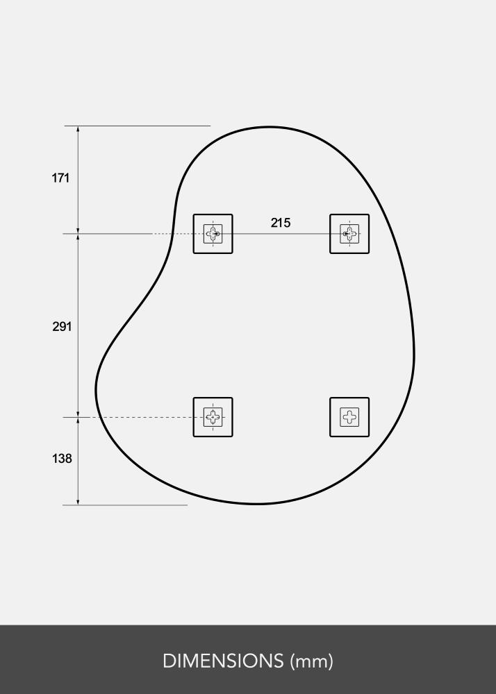 Peili Cashew 50x60 cm