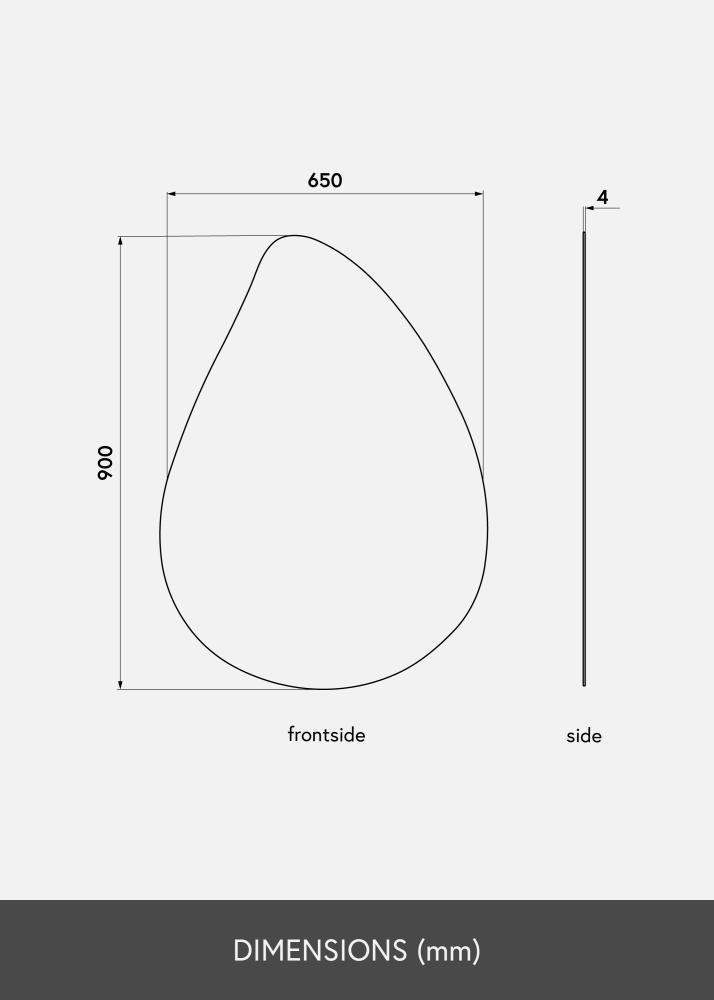 KAILA Peili Deluxe Drop 65x90 cm