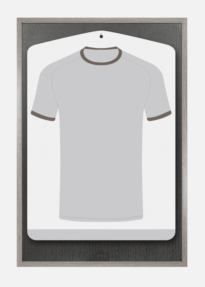 Kehys Stockholm Jersey Box Akryylilasi Harmaa 60x90 cm