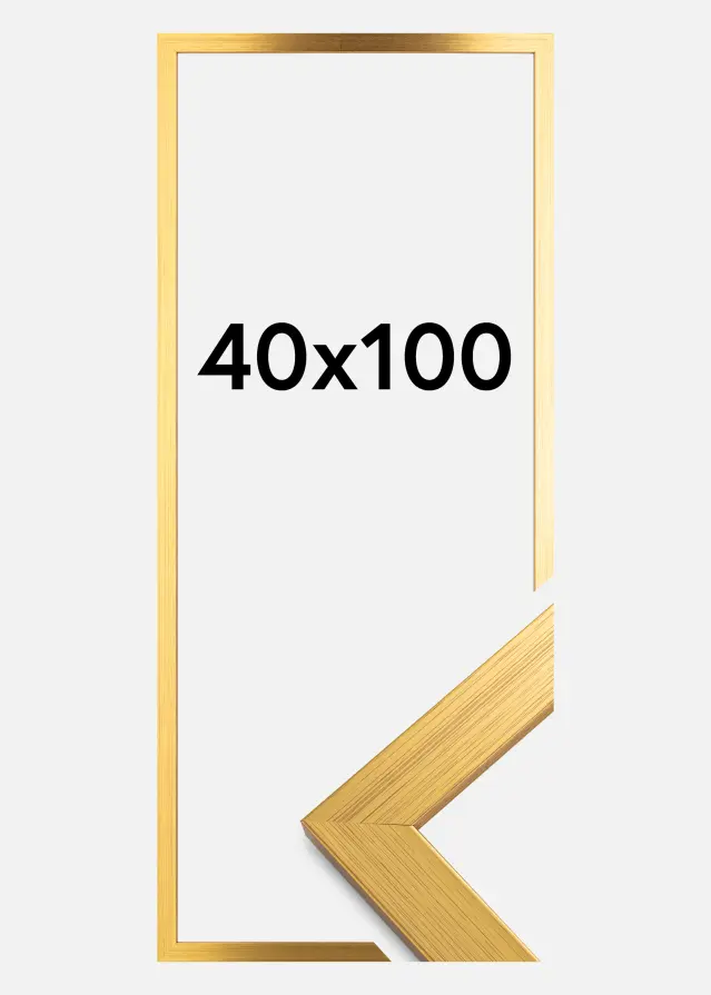 Kehys Gold Wood Akryylilasi 40x100 cm