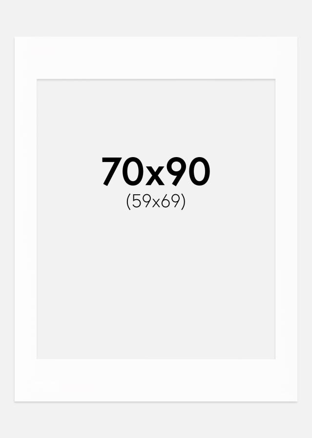 Paspatuuri Canson Valkoinen (Valkoinen keskus) 70x90 cm (59x69)