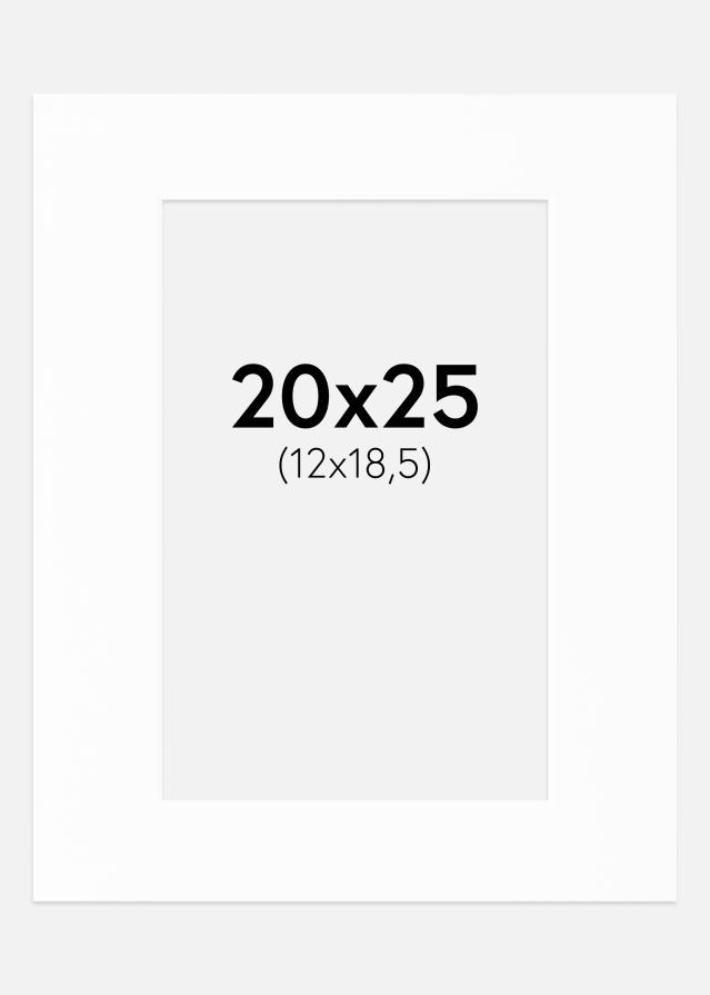 Paspatuuri Canson Valkoinen (Valkoinen keskus) 20x25 cm (12x18,5)