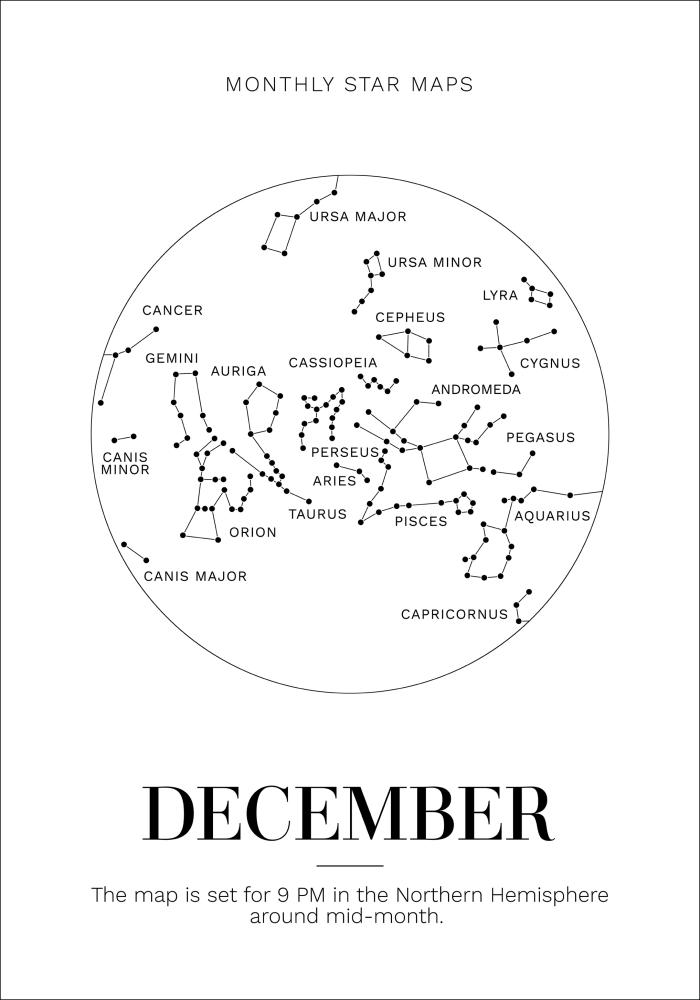 Monthly star December Juliste