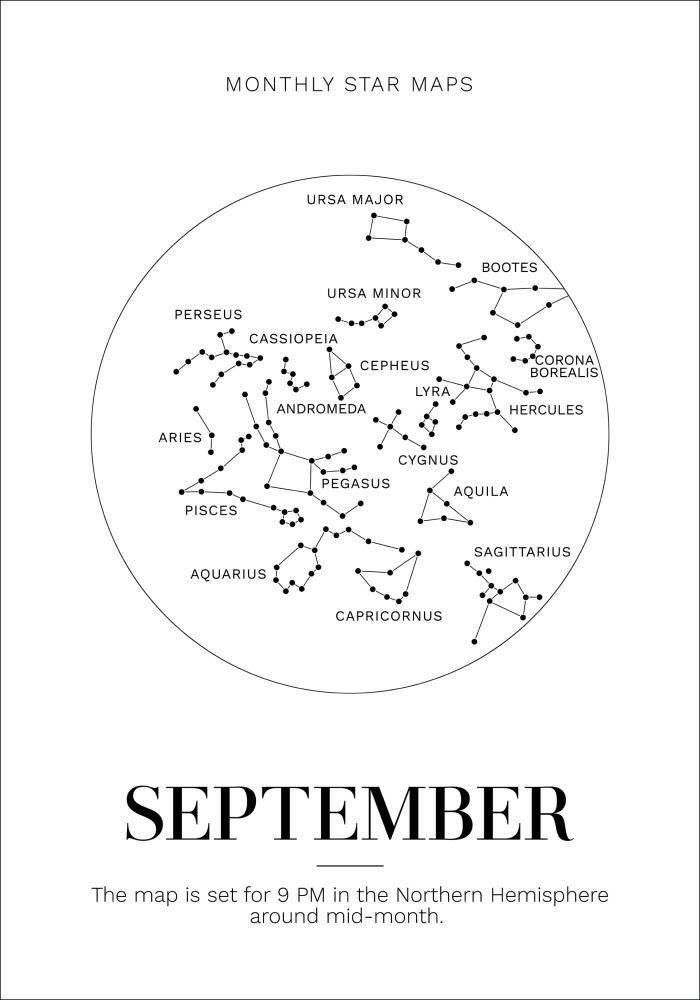 Monthly star September Juliste