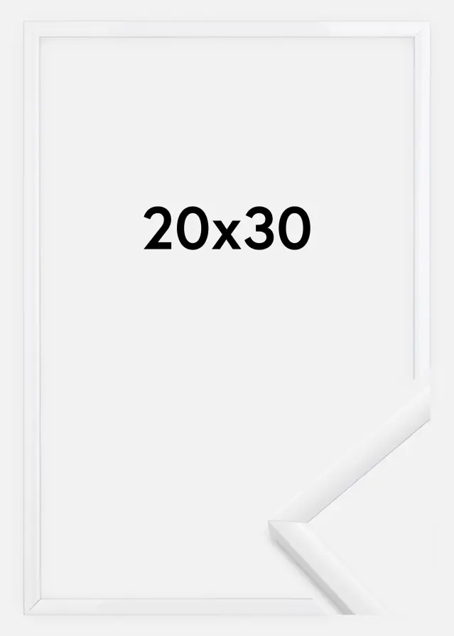 Kehys New Lifestyle Akryylilasi Valkoinen 20x30 cm