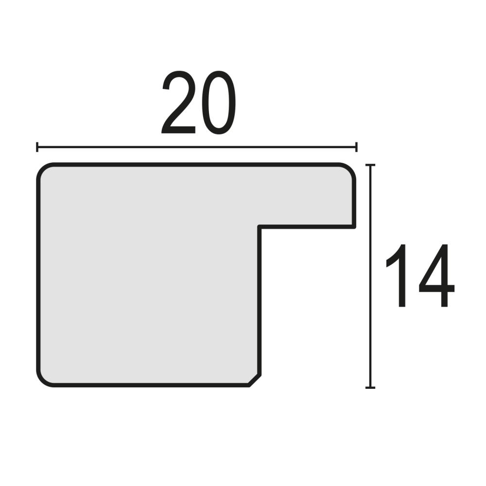 Kehys Theresa Ruskea 10x15 cm