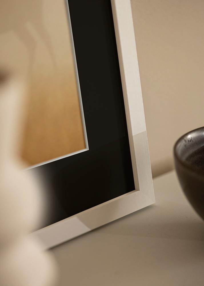 Kehys Selection Valkoinen 70x100 cm - Passepartout Musta 62x93 cm