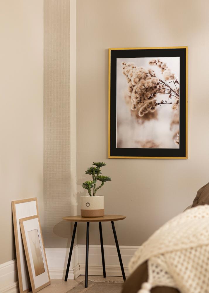 Kehys Edsbyn Kulta 30x40 cm - Paspatuuri Musta 8x12 tuumaa