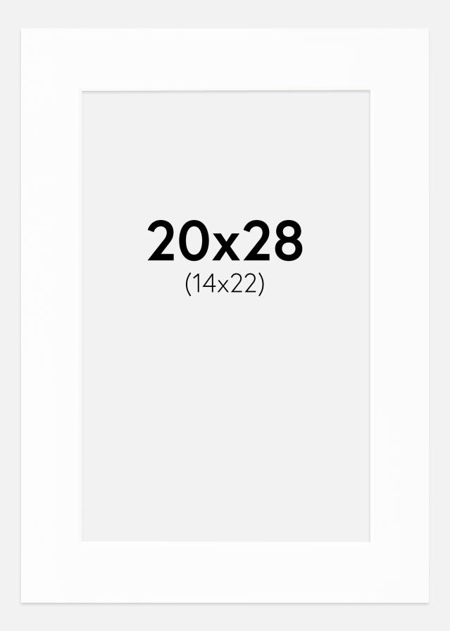 Paspatuuri Canson Valkoinen (Valkoinen keskus) 20x28 cm (14x22)