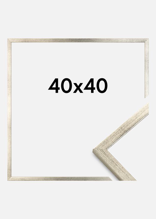 Kehys Galant Hopeanvärinen 40x40 cm
