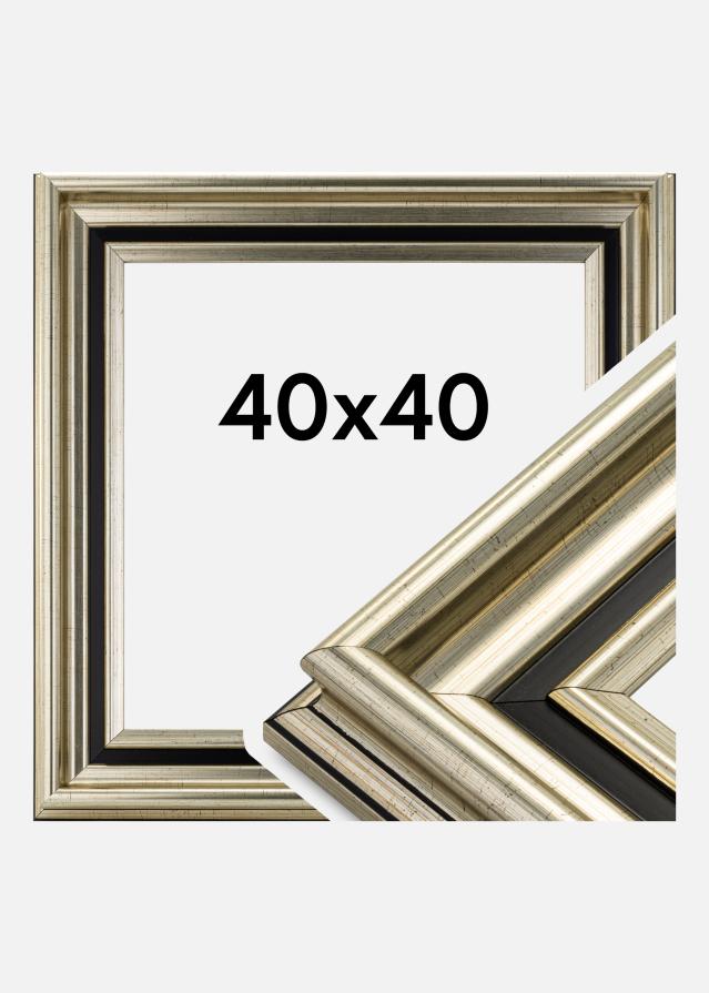 Kehys Gysinge Premium Hopeanvärinen 40x40 cm
