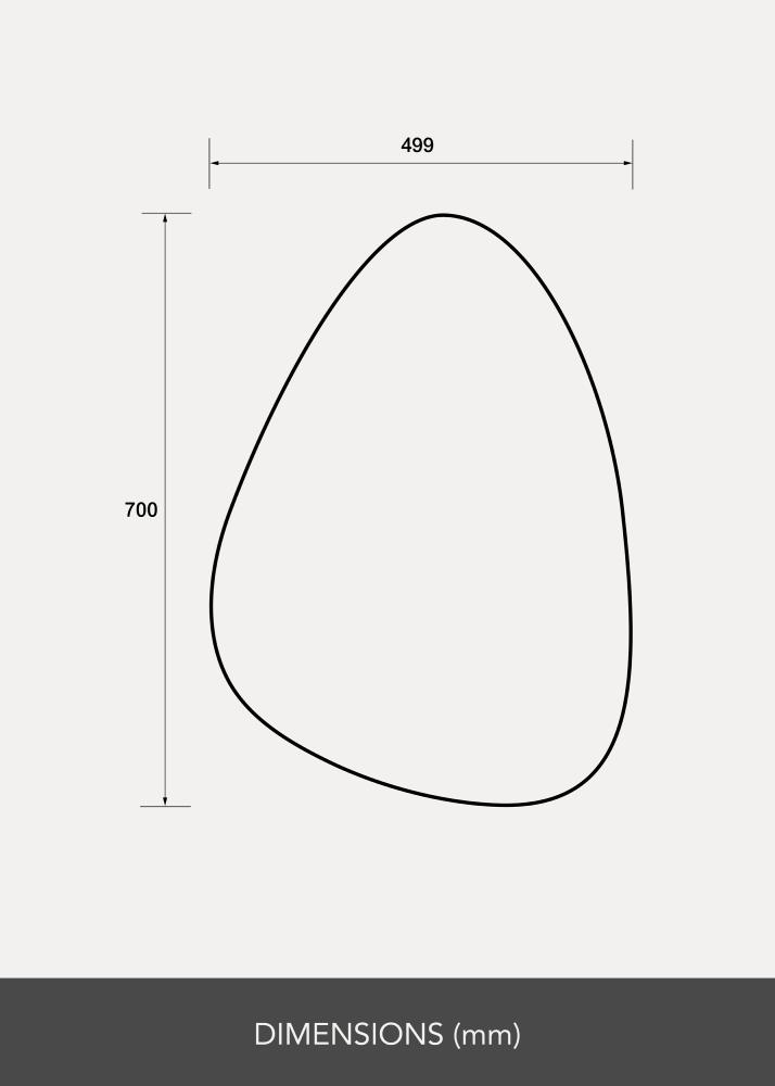 Peili Pebble 50x70 cm - Selected By BGA