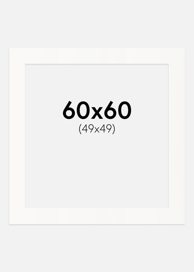 Paspatuuri Offwhite (Valkoinen keskus) 60x60 cm (49x49)
