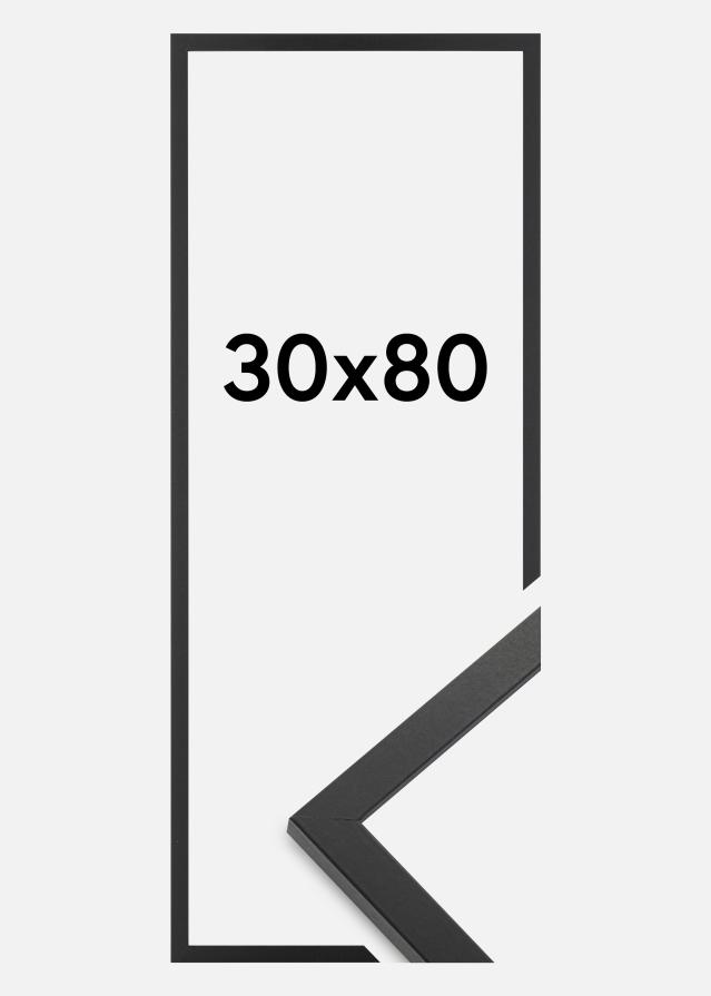 Kehys Trendy Akryylilasi Musta 30x80 cm