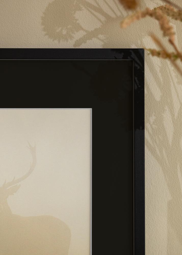 Kehys Edsbyn Musta 40x40 cm - Paspatuuri Musta 10x10 tuumaa