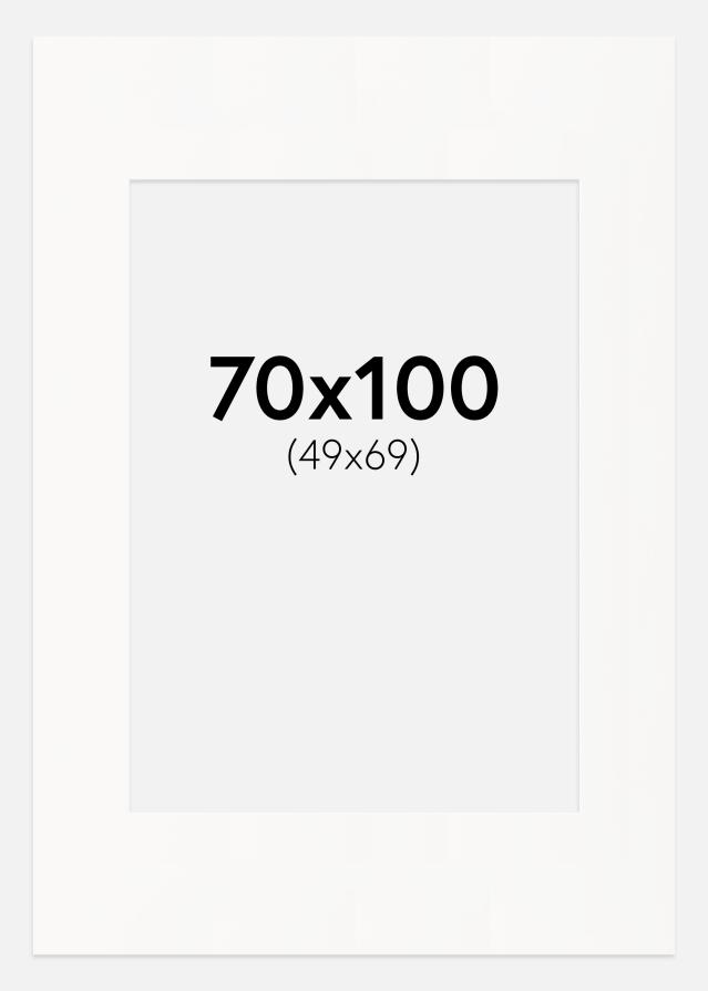 Paspatuuri Offwhite (Valkoinen keskus) 70x100 cm (49x69)