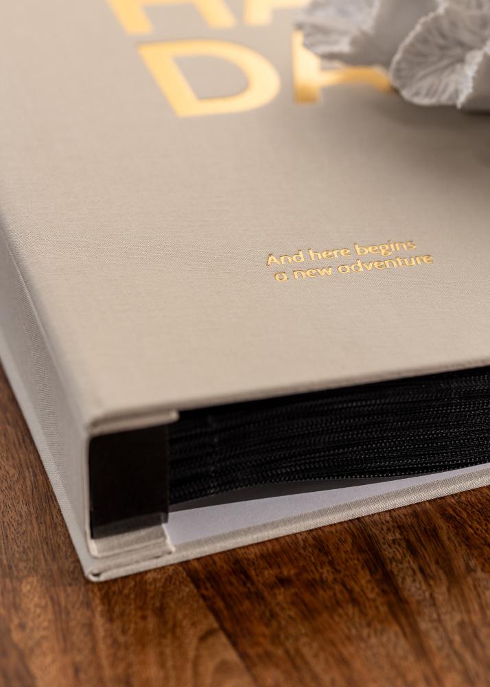 KAILA Valokuva-albumi OH HAPPY DAY Kermanvärinen - 600 kuvaa koossa 10x15 cm