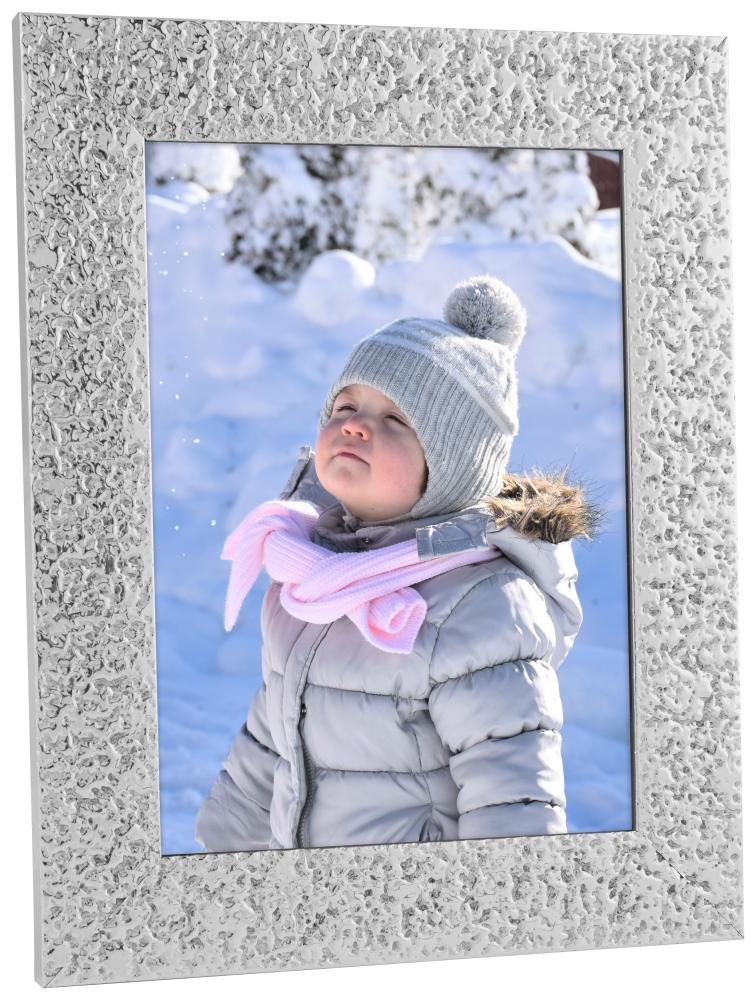 Kehys Glamour Hopeanvärinen 10x15 cm