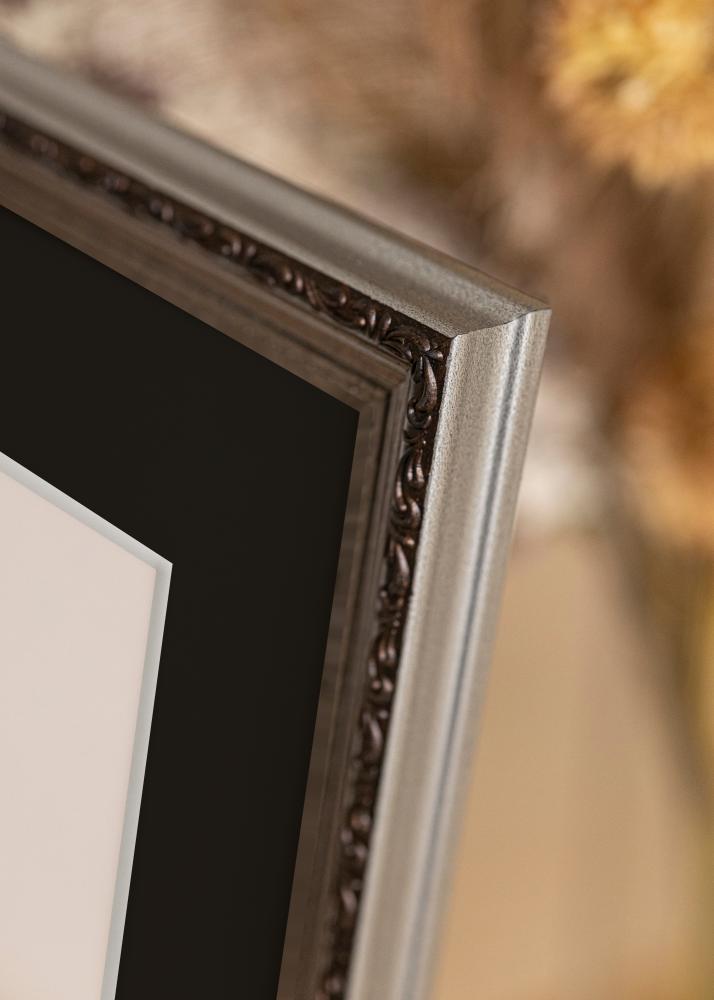 Kehys Abisko Hopea 28x35 cm - Paspatuuri Musta 8x10 tuumaa