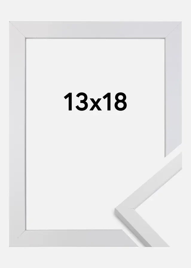 Kehys Trendy Akryylilasi Valkoinen 13x18 cm