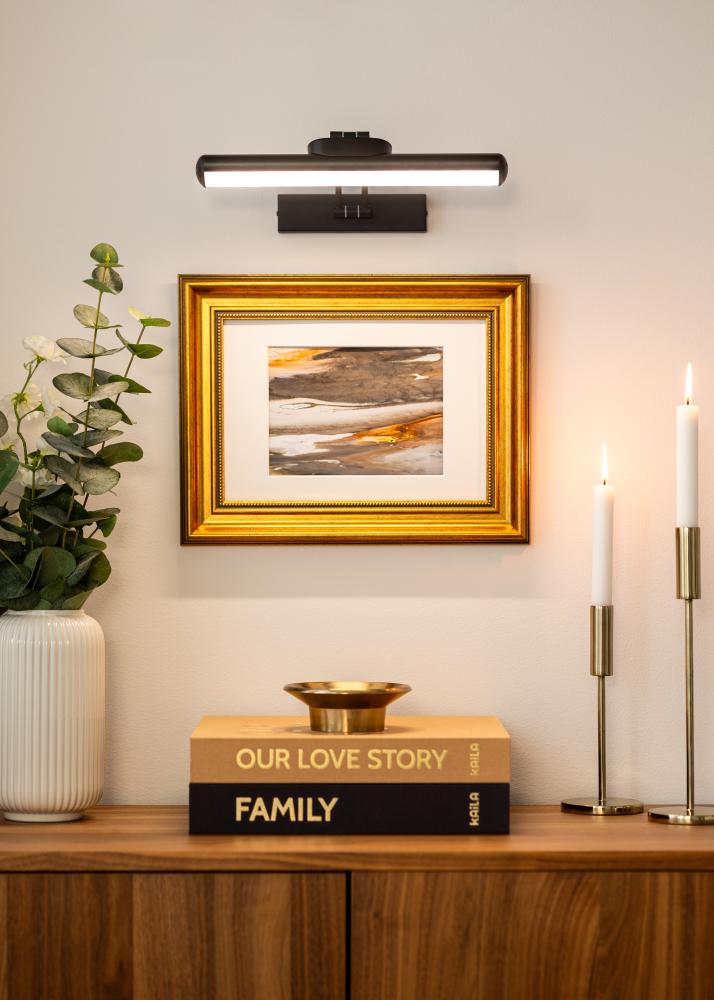 KAILA Gleam Paristokäyttöinen Tauluvalaisin 32 cm - Musta