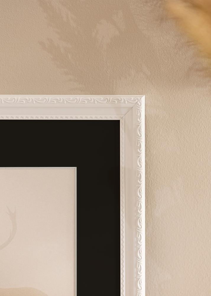 Kehys Abisko Valkoinen 28x35 cm - Paspatuuri Musta 8x10 tuumaa