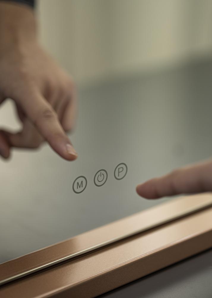 KAILA Meikkipeili Hollywood 15 Ruusukulta 58x46 cm