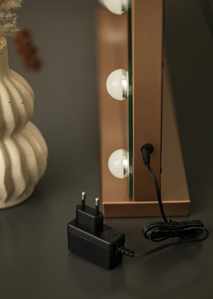 KAILA Meikkipeili Hollywood 15 Ruusukulta 58x46 cm