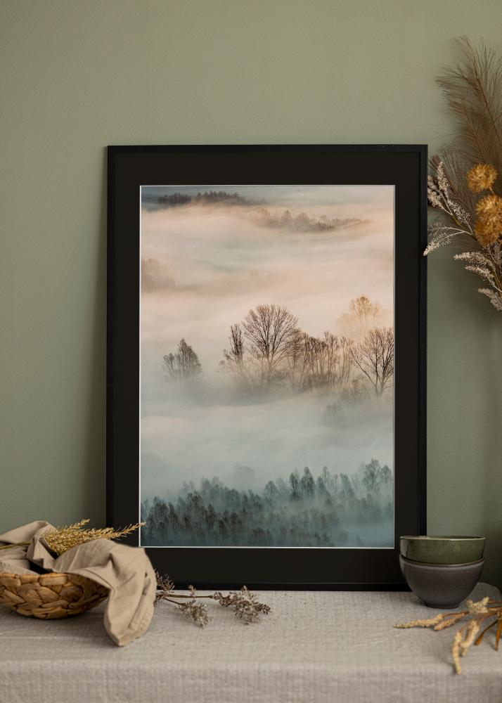 Kehys Edsbyn Musta 40x40 cm - Paspatuuri Musta 10x10 tuumaa