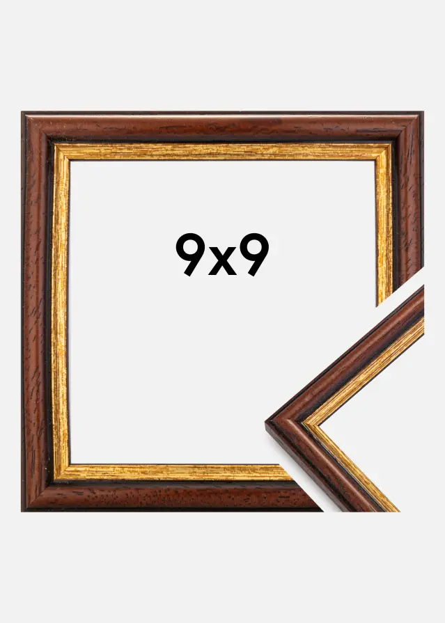Kehys Horndal Ruskea 9x9 cm