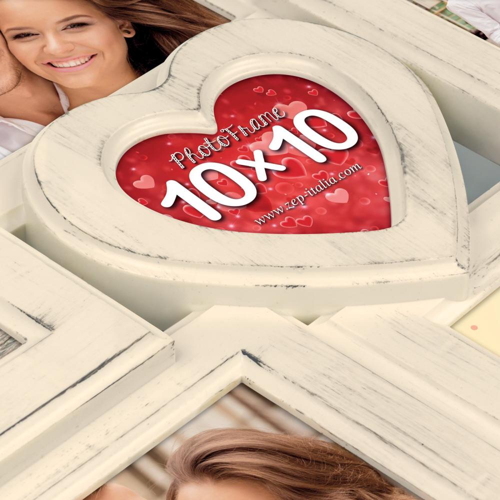 Mostoles Cream Kollaasikehys - 6 Kuvalle