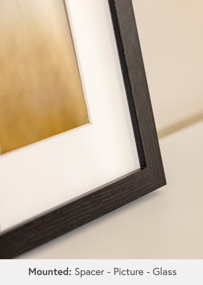 BGA Laatikkokehys Akryylilasi Musta 29,7x42 cm (A3)