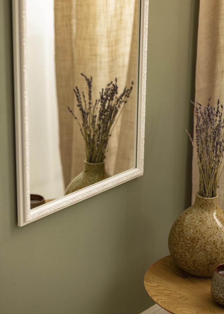 Peili Nostalgia Valkoinen 45x125 cm