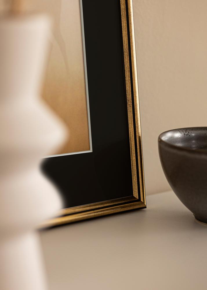 Kehys Horndal Kulta 35x50 cm - Paspatuuri Musta 24x30 cm