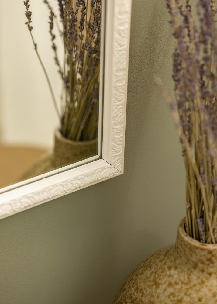 Peili Nostalgia Valkoinen 45x125 cm