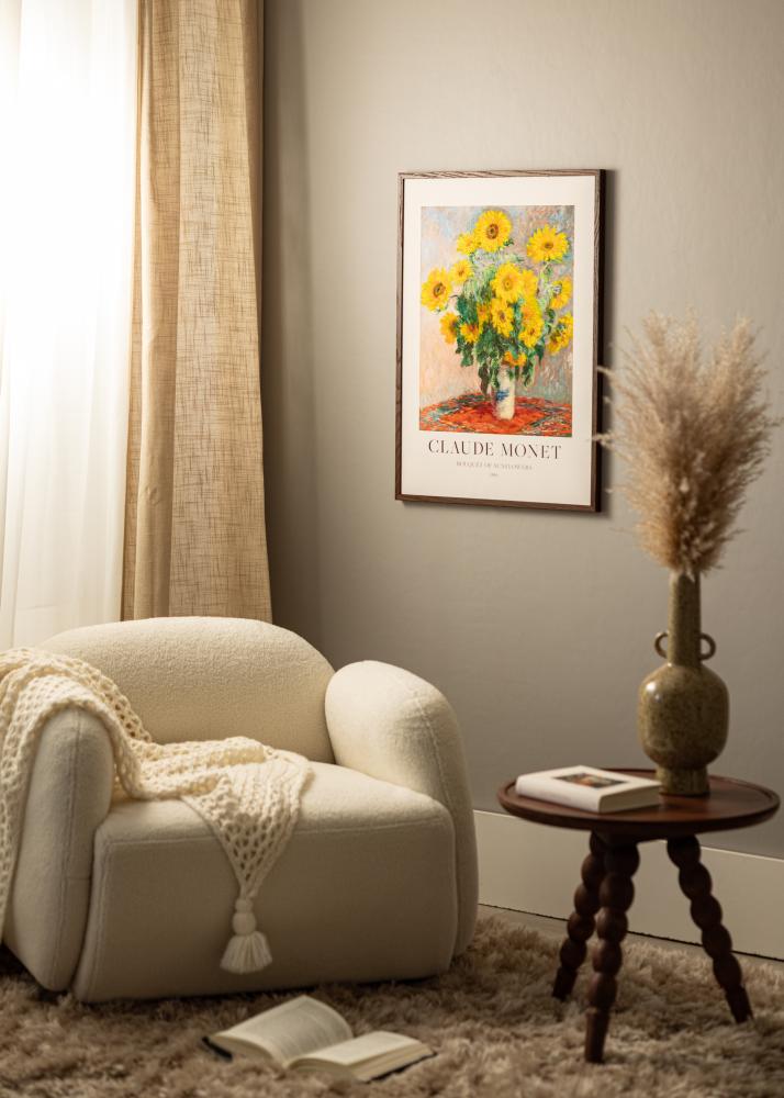 Massive Oak Akryylilasi Dark Painted 70x100 cm