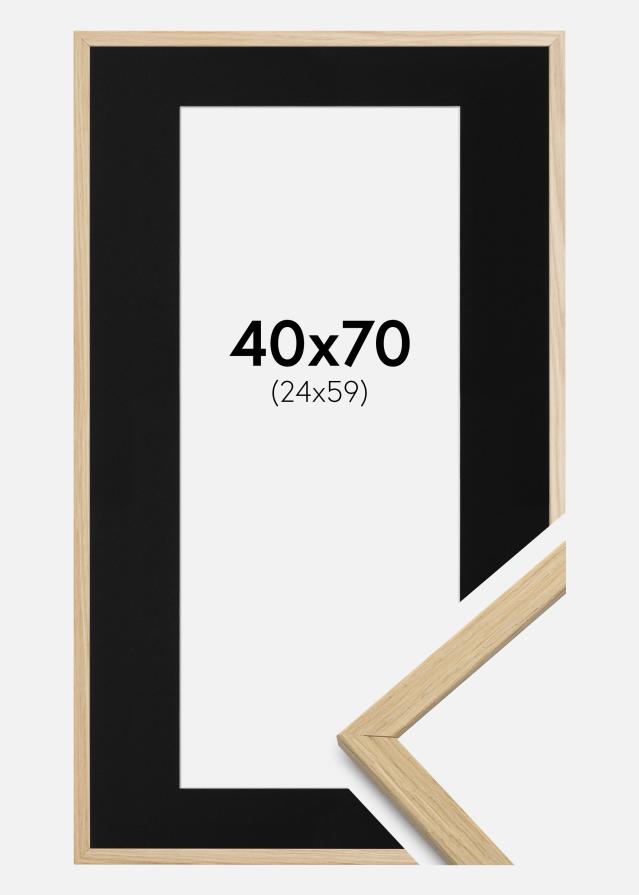 Kehys Edsbyn Tammi 40x70 cm - Paspatuuri Musta 25x60 cm