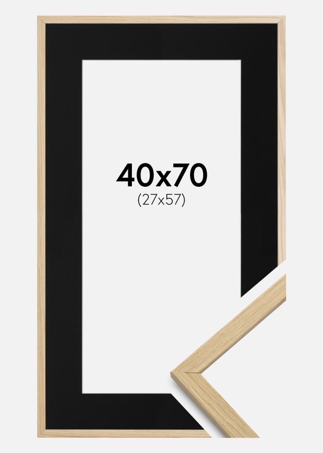 Kehys Edsbyn Tammi 40x70 cm - Paspatuuri Musta 28x58 cm