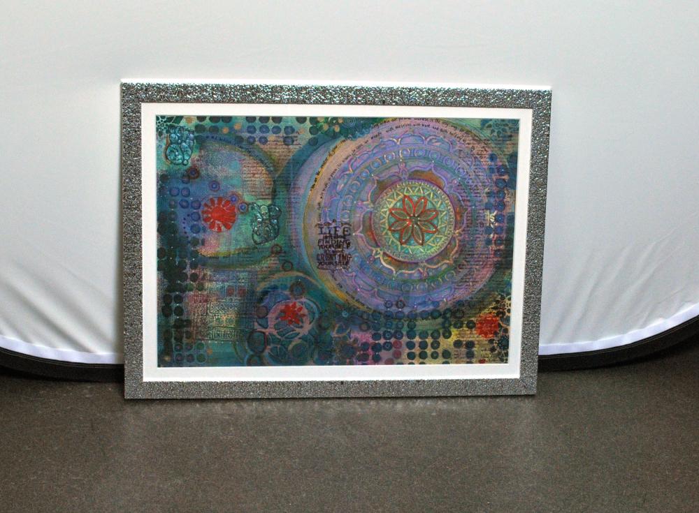 Kehys Glamour Hopeanvärinen