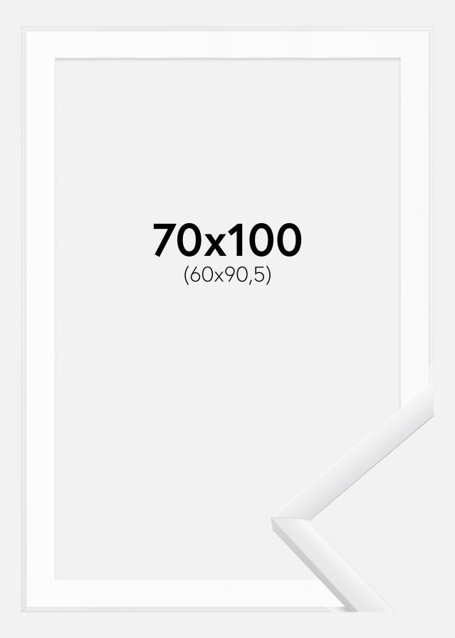 Kehys New Lifestyle Valkoinen 70x100 cm - Passepartout Valkoinen 61x91,5 cm