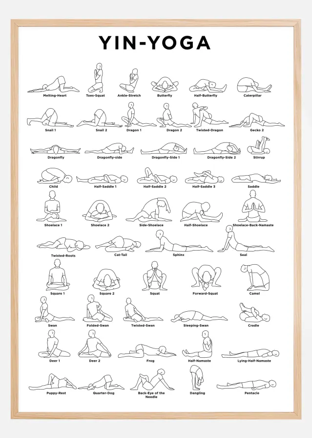 Yoga - White Juliste