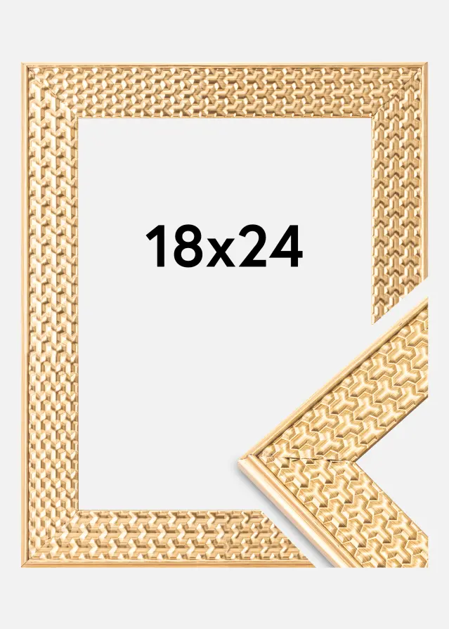 Kehys Grace Akryylilasi Kulta 18x24 cm