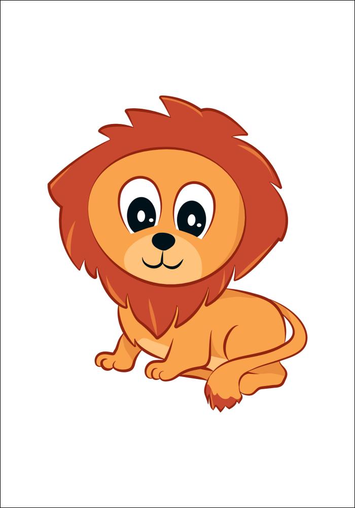 Maailman eläimet juliste - Leijona