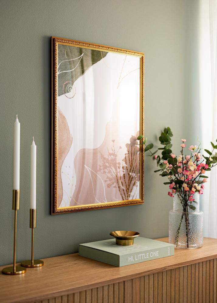 Kehys Swirl Akryylilasi Kulta 30x40 cm