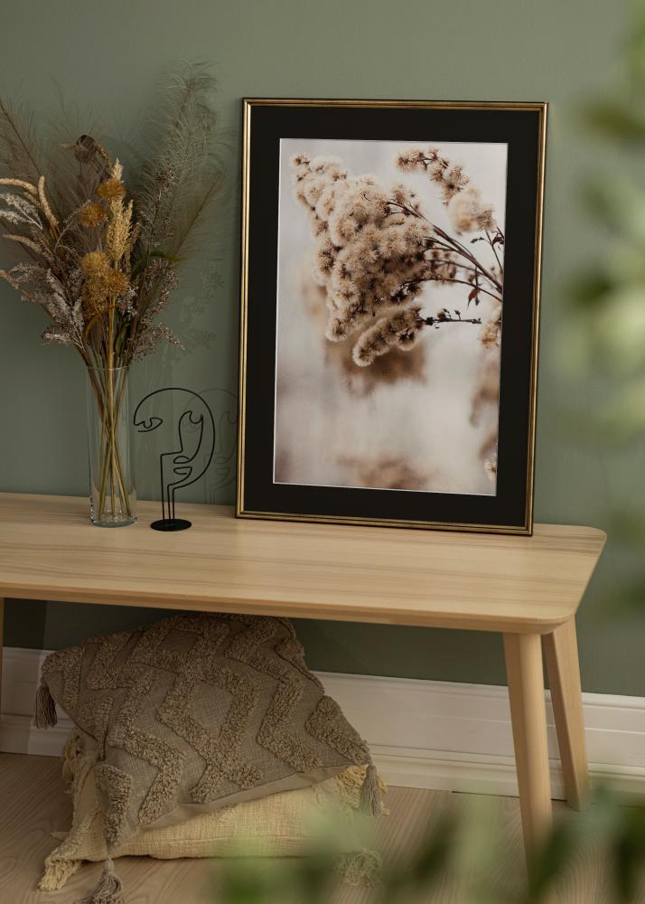 Kehys Horndal Kulta 35x50 cm - Paspatuuri Musta 24x30 cm