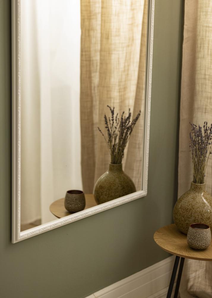 Peili Nostalgia Valkoinen 75x105 cm